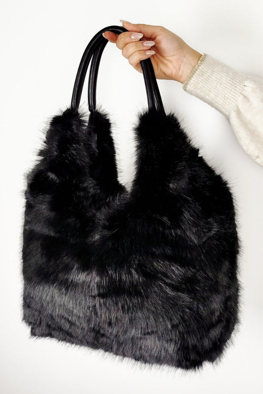 Τσάντα large faux fur