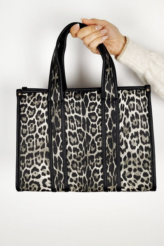 Τσάντα tote medium animal printed