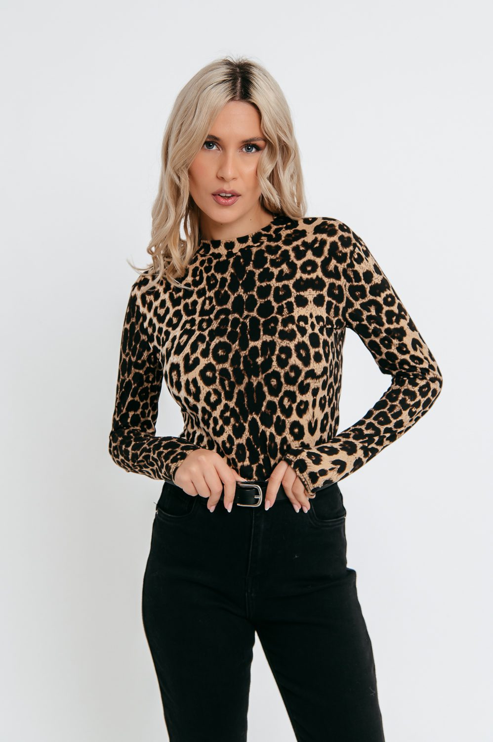 Bodysuit animal printed