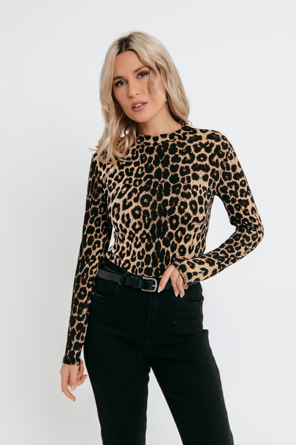 Bodysuit animal printed