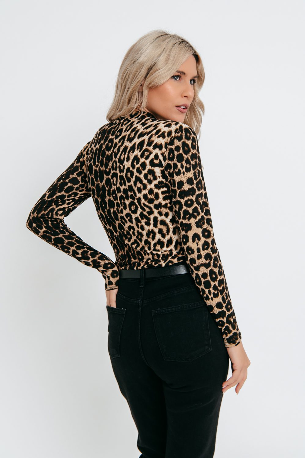 Bodysuit animal printed