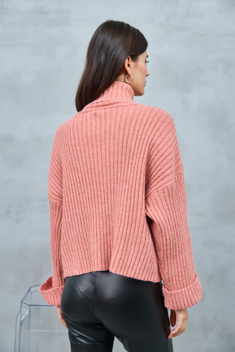 Pullover rib ζιβάγκο